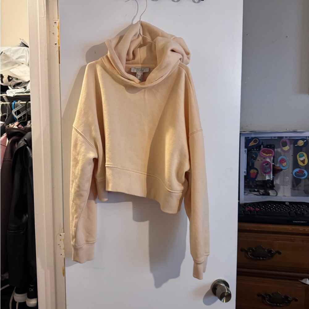 Forever 21 Light Tan Hoodie